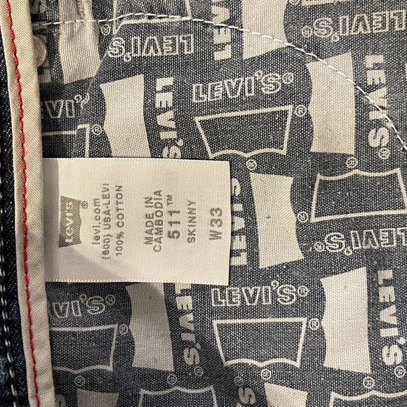 Men’s Levi’s 511 Skinny/Slim - MINT! Size 33; fit like 32. - Picture 6 of 8